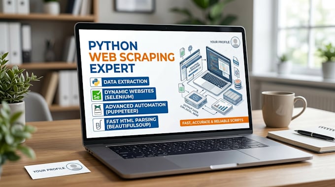 do python web scraping using selenium, beautifulsoup, and puppeteer
