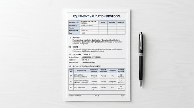 write pharmaceutical gmp sops, validation protocols and reports