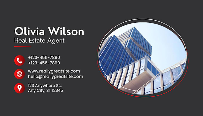design a simple and professional business card