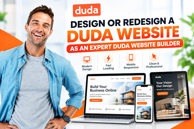 design or redesign duda website as an expert duda website builder