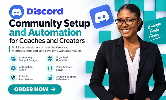 discord community setup and automation for creators and coaches