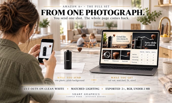 design amazon a plus content and listing images