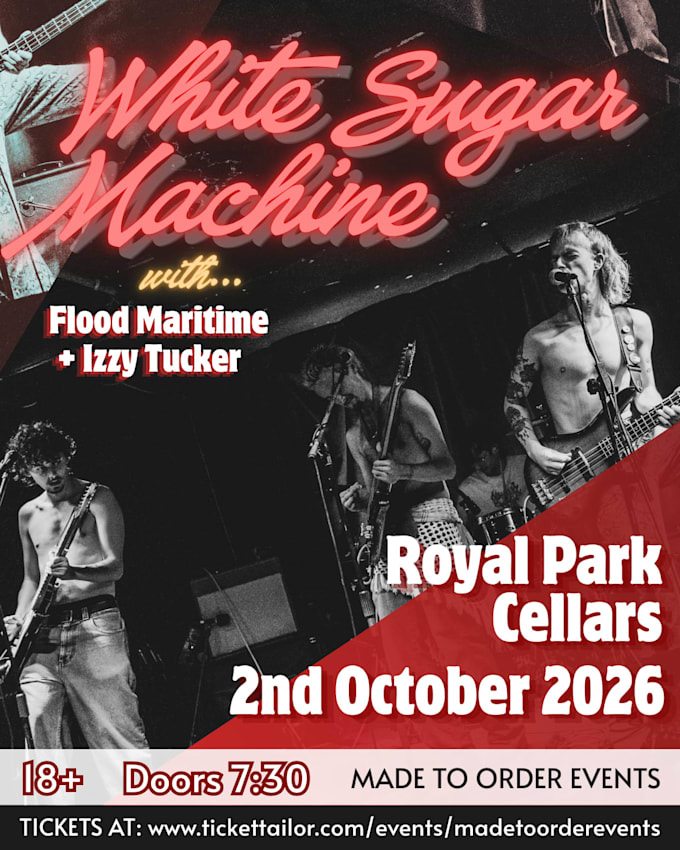 design a cool poster for your gig, band or event no ai