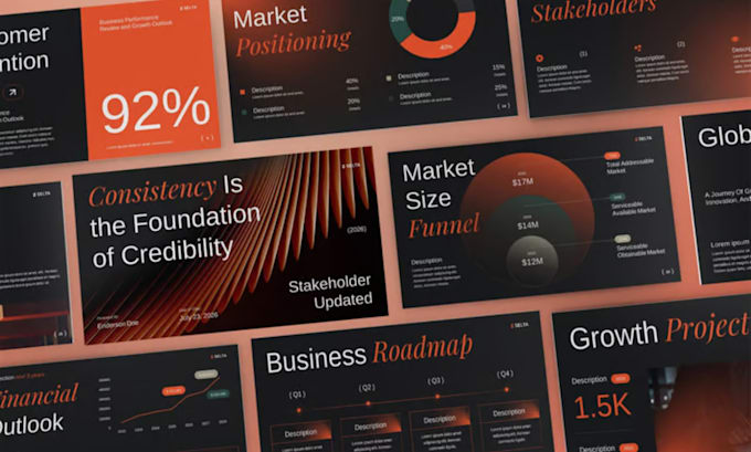 create a premium company profile, corporate presentation and business portfolio