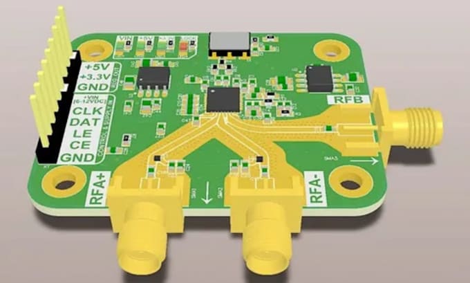 create power electronics pcbs and circuit schematics with gerber files and bom