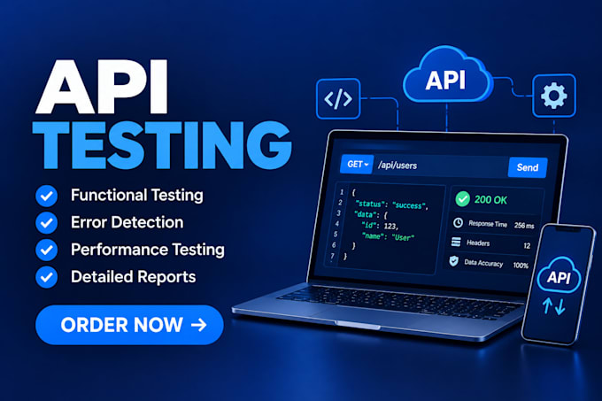 do API testing, automation, QA and performance testing