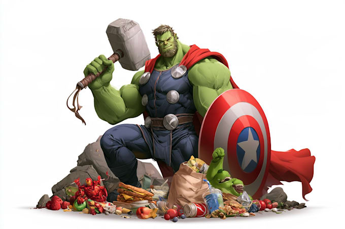 comic book illustration with comic book illustrator