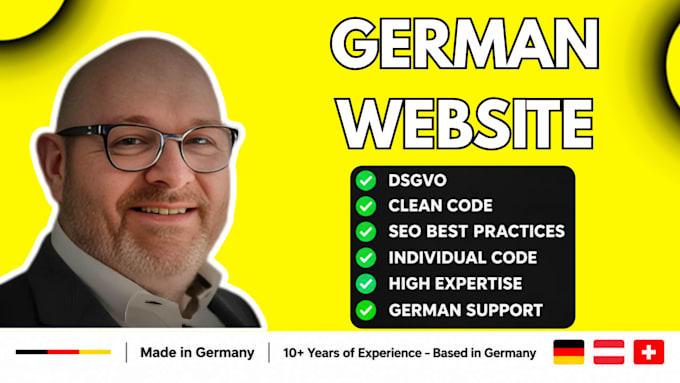 design redesign german wordpress website, german website, wordpress development