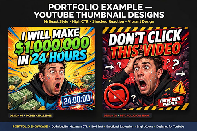 design 3 eye catching youtube thumbnails in 2 hours