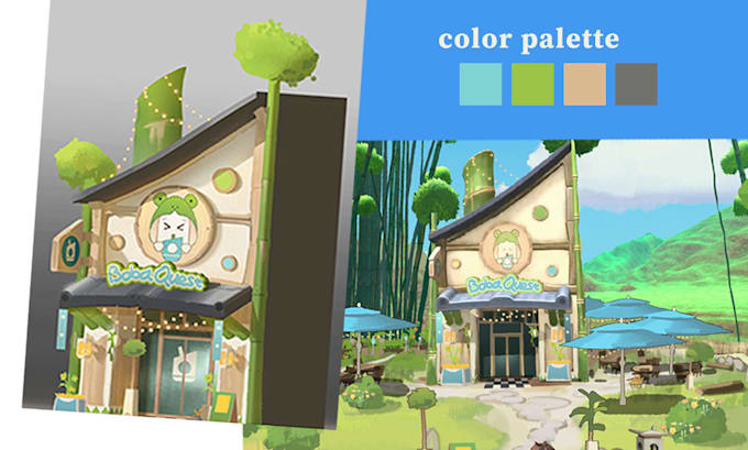 design cozy stylized 3d architecture and environment assets