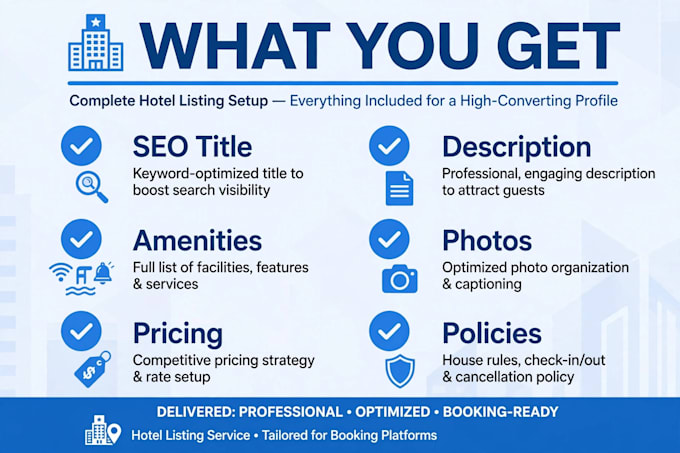 setup hotel listing on booking com airbnb google map