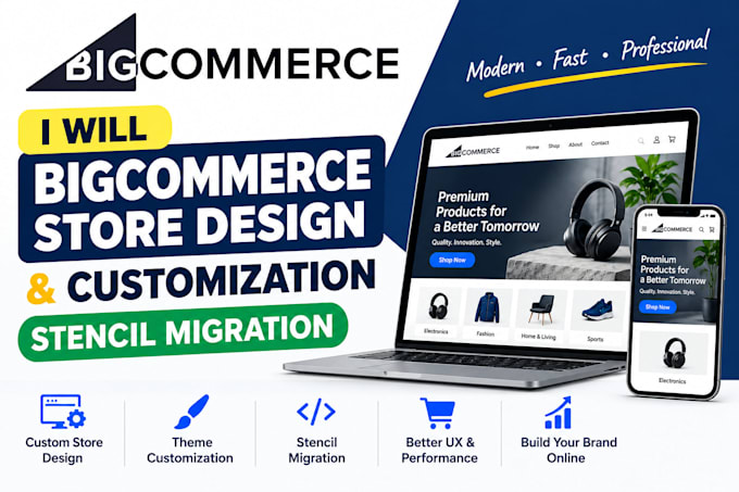 bigcommerce store design bigcommerce website customization stencil migration