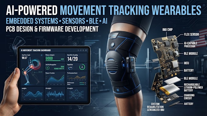 develop ai powered movement tracking wearables with sensors and embedded systems
