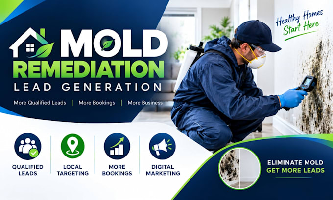generate mold remediation leads mold removal leads facebook google ads
