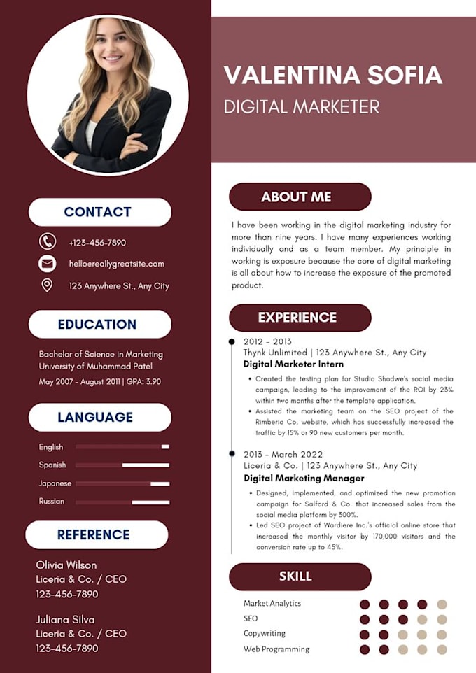 write, edit, and design an ats friendly english or arabic CV resume