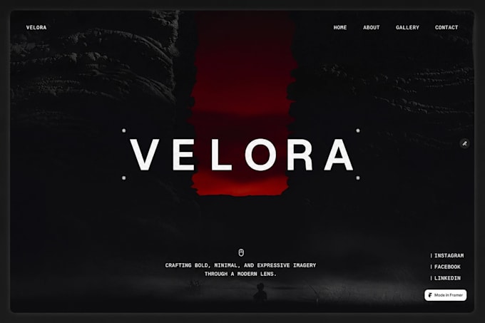 design and build a modern framer website template