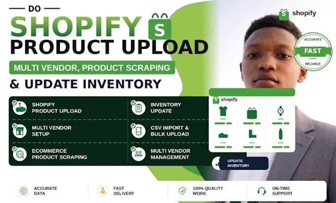 shopify product upload csv import, ecommerce product scraping inventory update