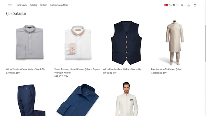 design or redesign automated turkish shopify store or e commerce website