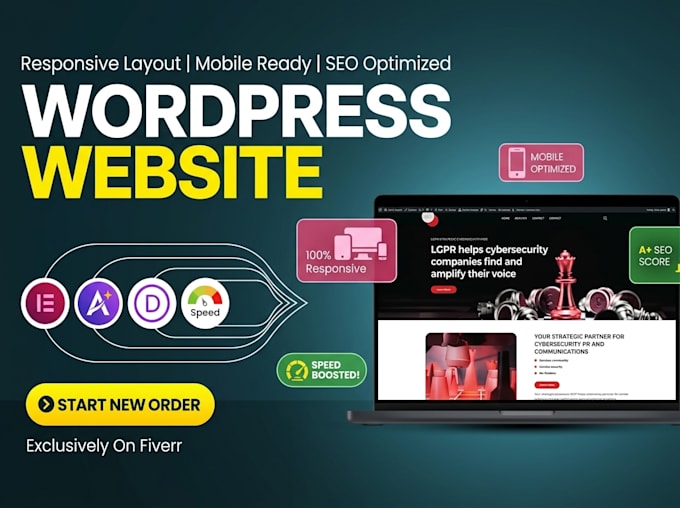 design redesign build business wordpress website with best wordpress development