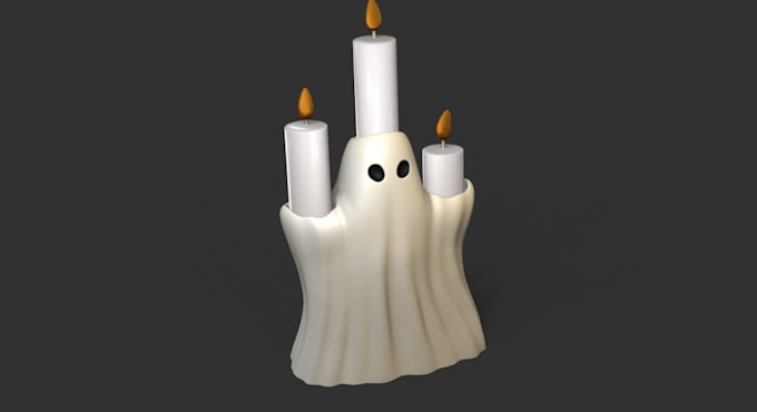 resize ghost candlestick, tool organizer,christmas centerpiece decor,3d printing