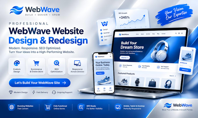 design webwave website redesign eccomerce seo andbuild online store