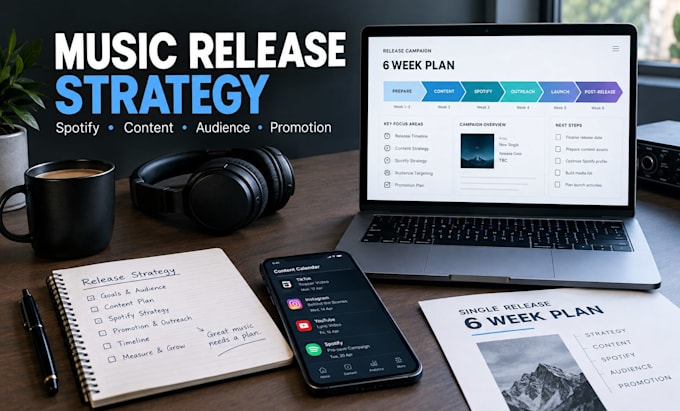create a professional music release campaign and marketing strategy