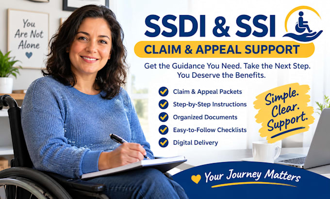 provide an ssdi ssi appeal packet with step by step instructions