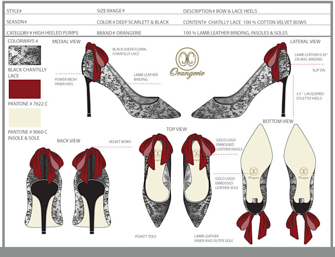 design shoes, sneakers, footwear tech packs