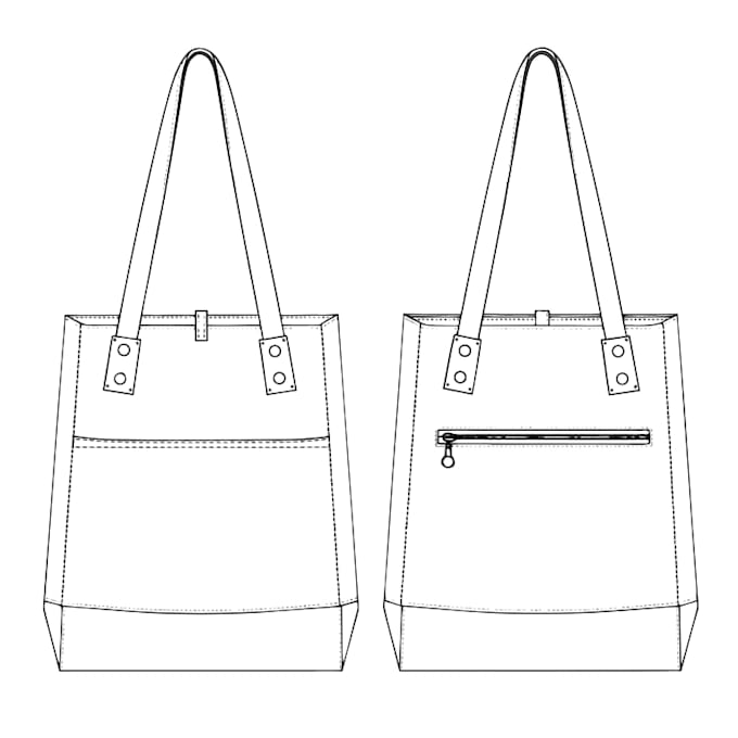 do 3d nft bag, 3d backpack, handbag, tote bag, bag pattern with tech pack