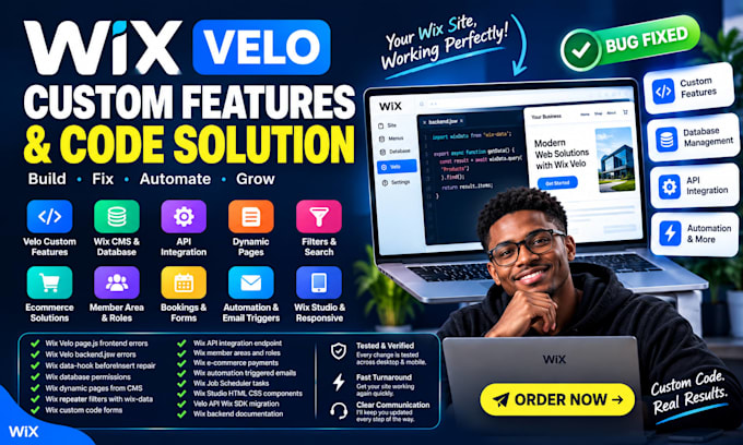 do wix velo custom features wix velo code wix cms wix database fix velo code