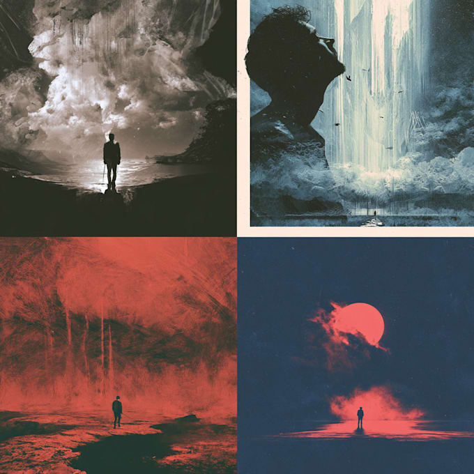 design creative rock and metal album artwork