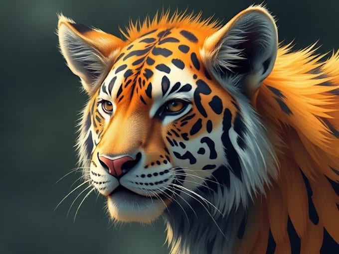 paint animals watercolor or digital illustration