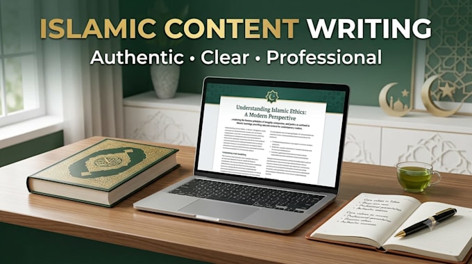 write authentic and engaging islamic content and articles