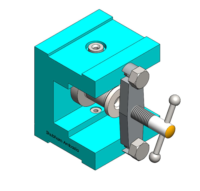 jigs machine assembly using cad mechanical design