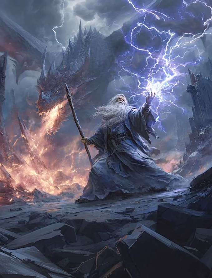 design unique fantasy book cover