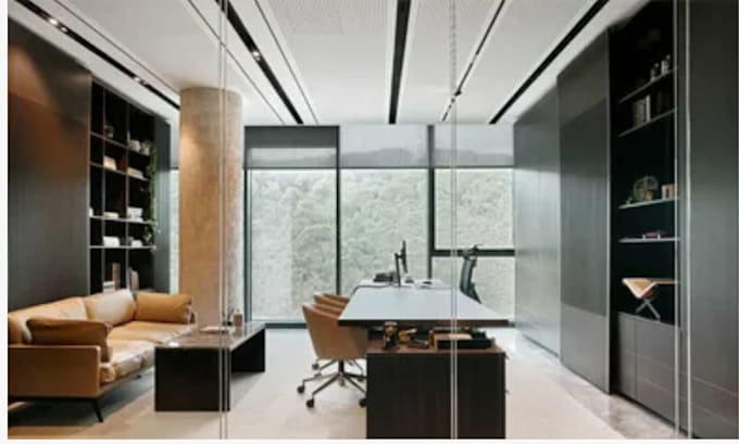 do photorealistic interior design and realistic 3d rendering with vray
