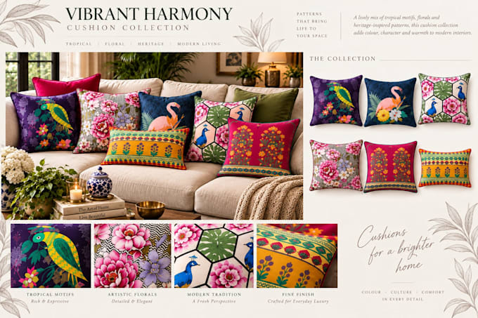 design bedding and home textile prints