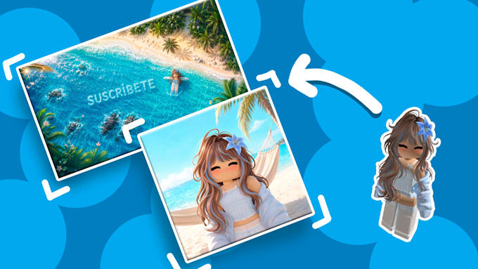 create a professional 3d roblox profile picture pfp