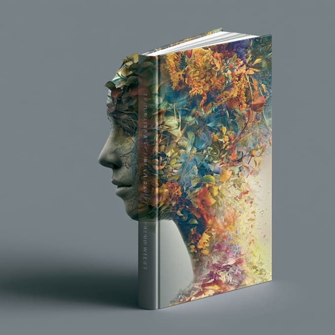 professional hyper realistic hand painted book covers