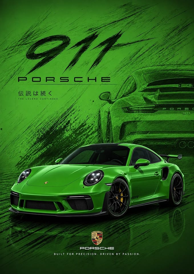 design custom car posters for you