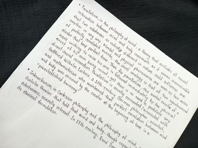 handwrite letters, notes, assignments, and documents