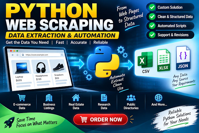 build a python web scraper for data extraction