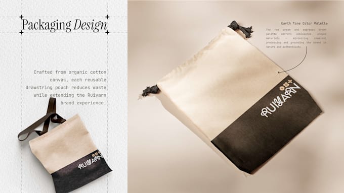 make a logo and brand guideline for your brand