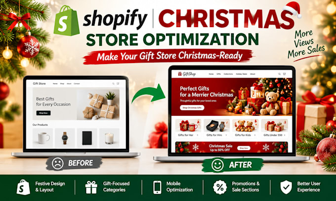 optimize your shopify christmas gift store for sales and conversions