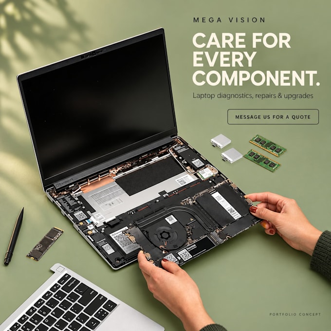 design social media posts for repair shops