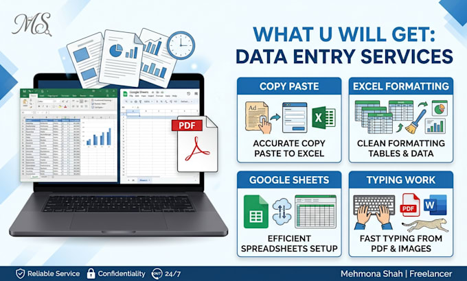 do accurate  data entry pdf to excel work