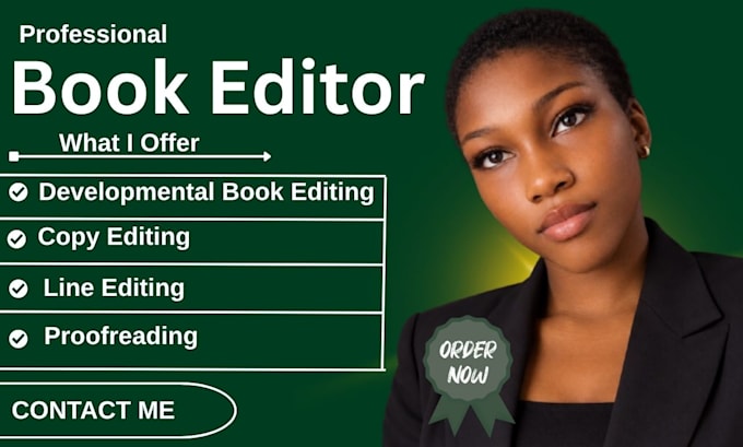 professionally proofread developmental line copy edit your book