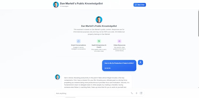 build an ai voice receptionist and whatsapp, twilio ai chatbot