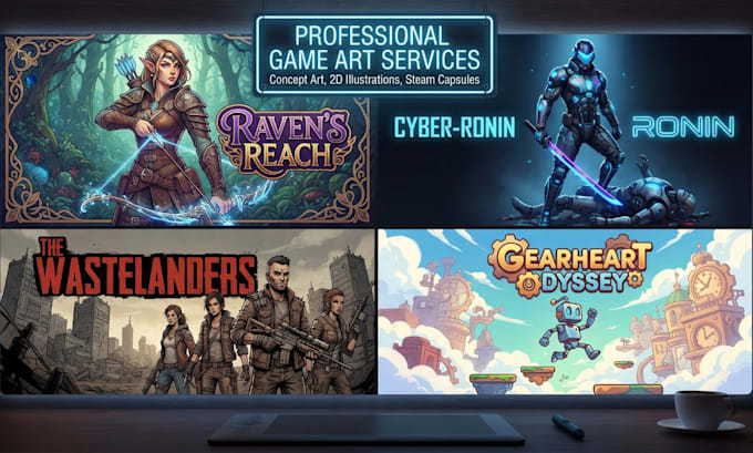 create custom steam capsule art steam cover art and header