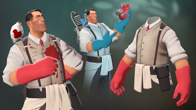 create, edit, rig or port sfm model, gmod, l4d2, left 4 dead 2 tf2, vrchat